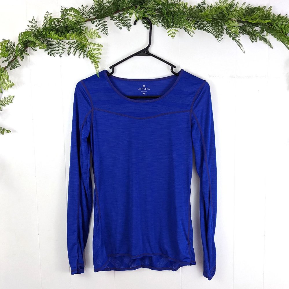 ♻️ Athleta Women's Long Sleeve Kettlebella Top